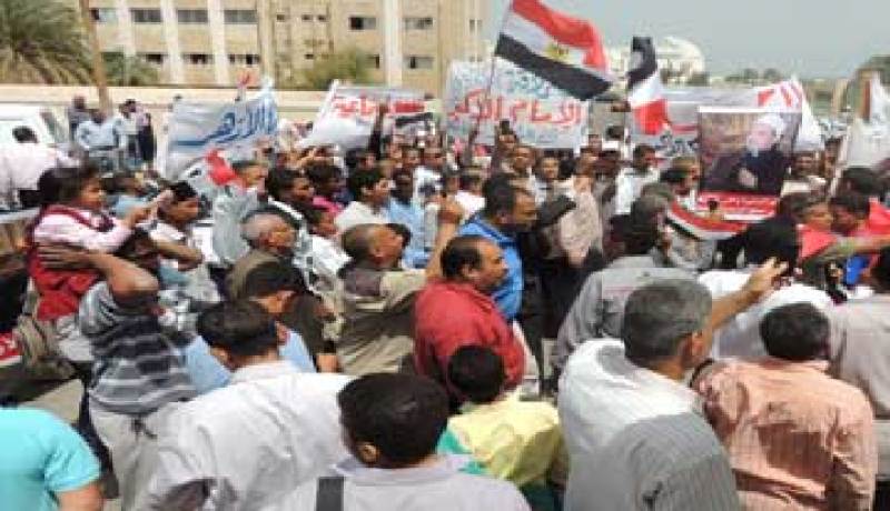ضبط 6 طلاب بـالأزهر بحوزتهم أسلحة لتأمين تظاهرات رابعة العدوية