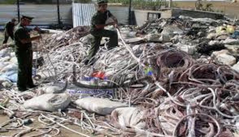 قوات الامن تحبط محاولة تهريب 910 كلغ من النحاس بتلمسان