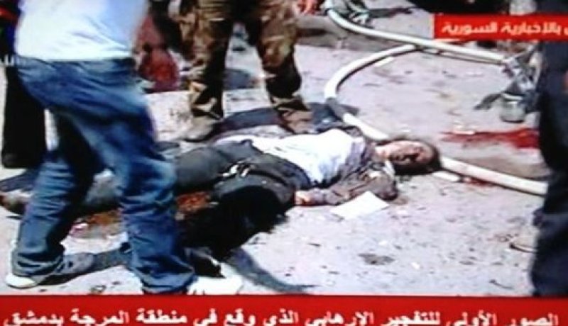 مقتل 13 شخصا واصابة العشرات في انفجار سيارة مفخخة في المرجة بدمشق