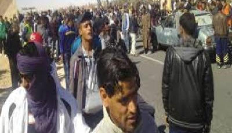 شباب بطال بورقلة ينظمون وقفة احتجاجية للمطالبة بتوفير مناصب شغل