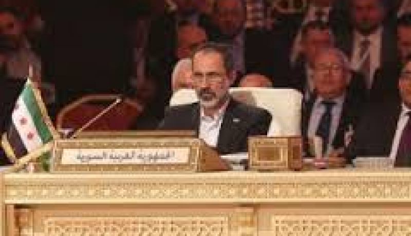 العربي يبحث مع الخطيب تطورات الأوضاع في سوريا