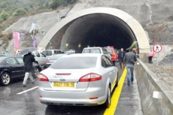 إعادة فتح أنفاق بوزقزة بالطريق السيار شرق غرب بولاية بومرداس