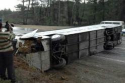 اصابة 19 شخصا بجروح إثر إنقلاب حافلة بتلمسان