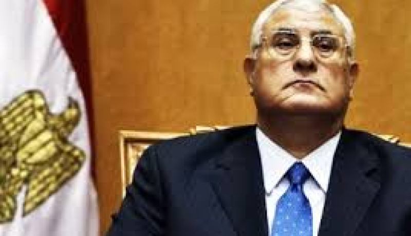 الرئيس المؤقت عدلي منصور يعلن عن تشكيل لجنة لتعديل الدستور