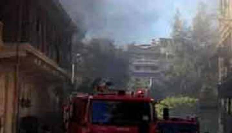 اندلاع حريق في نادي الشرطة بالقاهرة
