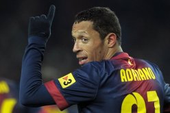 نادي برشلونة يمدد عقد لاعبه البرازيلي أدريانو الى غاية 2017