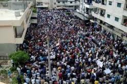مظاهرة حاشدة في صنعاء للتنديد بأي هجوم عسكري ضد سوريا