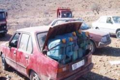 حجز 1720 لتر من الوقود وسيارتين مهيئتين للتهريب في تلمسان