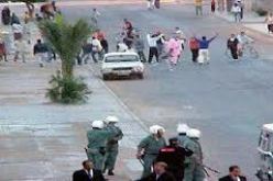الامن المغربي يعتدي على طفل صحراوي ويبرحه ضربا في مدينة العيون المحتلة