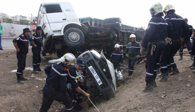 وفاة 12 شخصا و جرح 256 أخرا خلال الاسبوع المنصرم جراء حوادث المرور