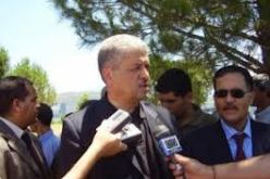 سلال يتفقد مشروع إنجاز المركب الأولمبي بوهران