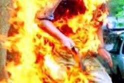 شاب يضرم النار على نفسه في البويرة لاسباب مجهولة