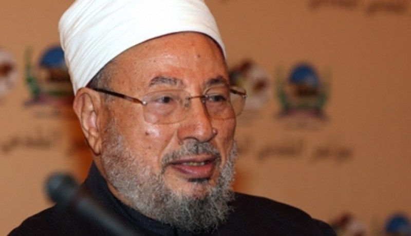 القرضاوي يهاجم نصر الله ويصف مليشياته بـ”حزب الشيطان”