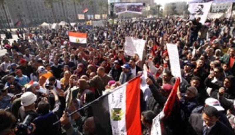 مظاهرات للمعارضة المصرية  للمطالبة بإسقاط نظام حكم الإخوان المسلمين