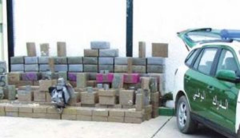 حجز 10 قناطير من الكيف المعالج بأقصى غرب الوطن