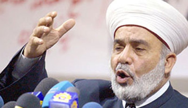 مفتى سنى لبنانى يتهم الأمين العام لحزب الله باستباحة دماء اللبنانيين