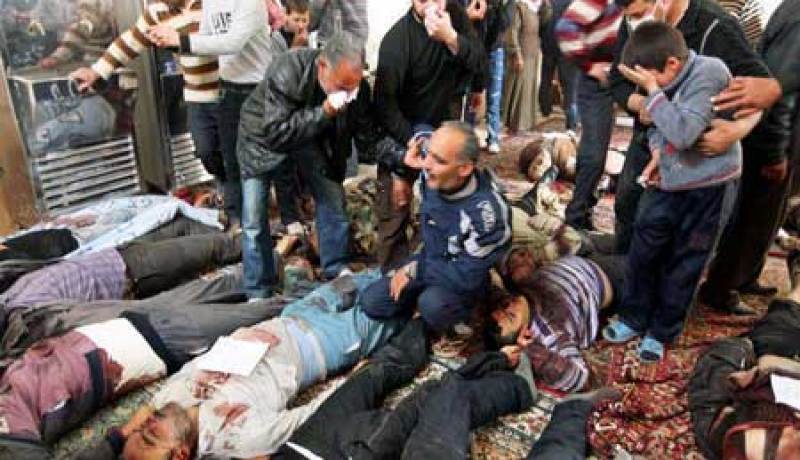 ارتفاع عدد ضحايا القصف الجوى على حلب الى 56 شخصا