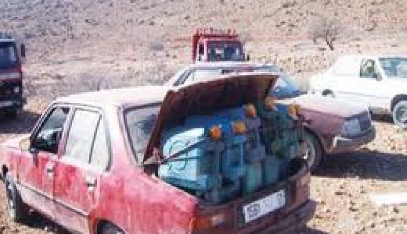 حجز 15 سيارة وجرارين بعين تموشنت تستعمل في تهريب الوقود