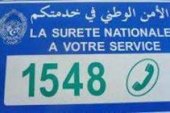 مصالح الشرطة تستجيب لأكثر من 000 62 مكالمة هاتفية عبر الرقم الأخضر (48 15) خلال شهر أوت