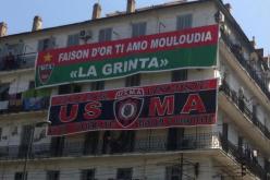 معركة اللافتات تلهب العاصمة في إنتظار نهائي مولودية الجزائر و إتحاد الجزائر