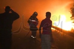 حريق مهول يقضي على عشرات الهكتارات من الغابات و العديد من المنازل في جبال شريعة