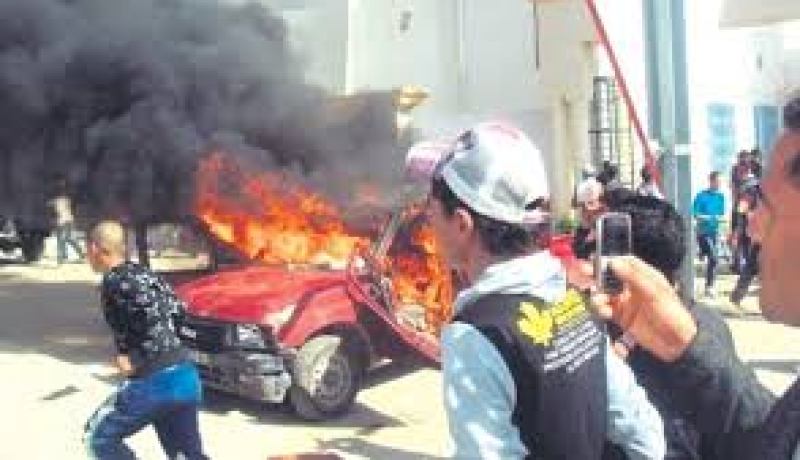 انفجار عبوة ناسفة و جرح دركي في مدينة حلق الوادي قرب تونس العاصمة