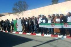 وقفة احتجاجية لشباب مدينة تمنراست للمطالبة بالشغل وبالتنمية المحلية