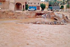 أمطار غزيرة ليلة الجمعة تتسبب في إنهيار عدد من المباني ببرج باجي مختار بأدرار