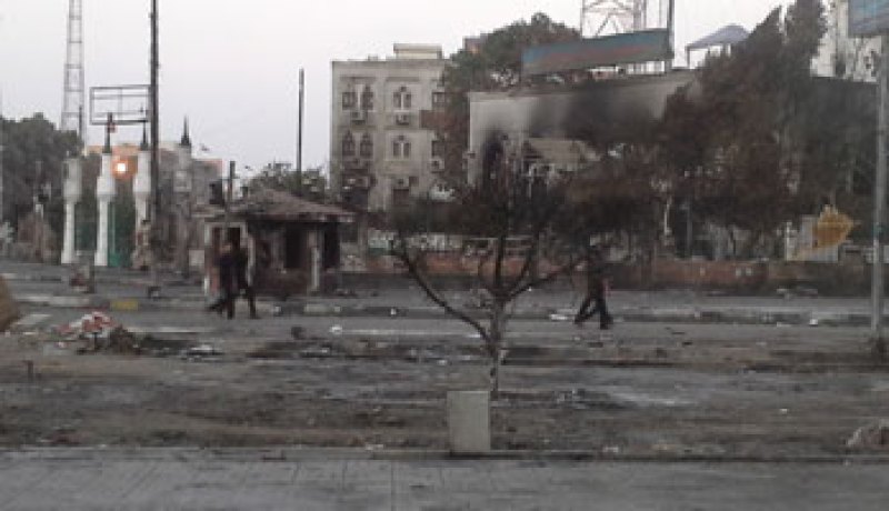 الجيش والشرطة يغلقان رابعة العدوية واستمرار رفع مخلفات الاعتصام