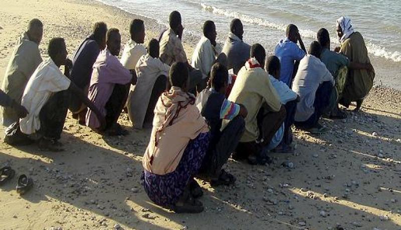 السلطات الليبية تضبط 184 مهاجرًا غير شرعي