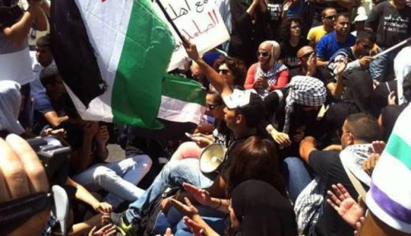 أكثر من ألفي شخص يتظاهرون ضد مخطط برافر في النقب المحتلة
