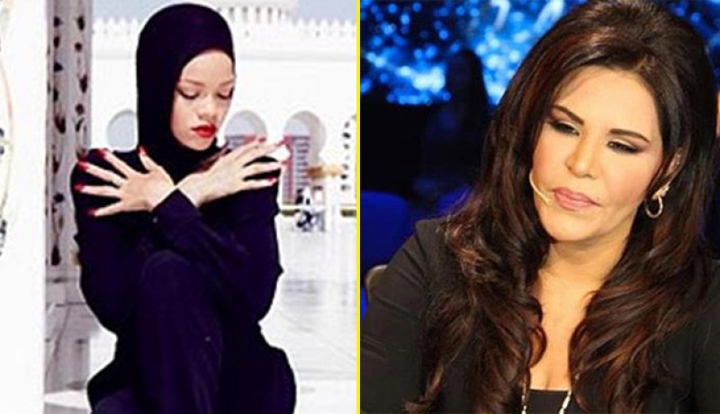 صور للمغنية ريانا في باحة أكبر مساجد الإمارات تثير جدلاً