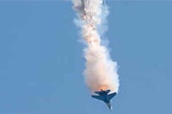 تحطم مقاتلة كورية جنوبية من طراز أف-5 ونجاة قائدها