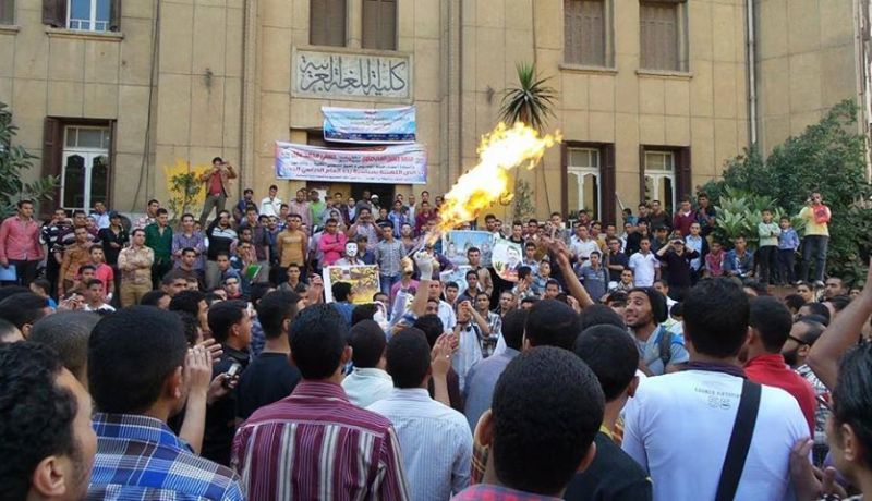 سجن 14 طالبا من الأزهر بتهمة التخريب