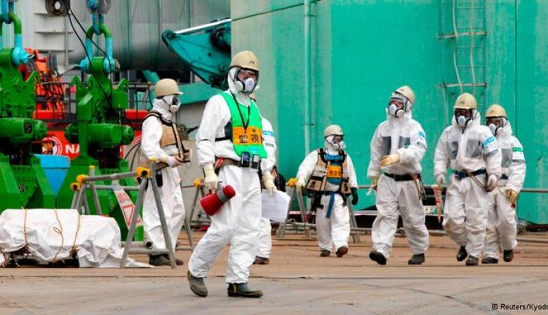 اكتشاف عناصر اشعاعية جديدة في المياه الجوفية في مفاعل فوكوشيما النووي الياباني