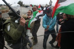 مواجهات بين الاحتلال الإسرائيلى والفلسطينيين فى قرية قصرة جنوب نابلس