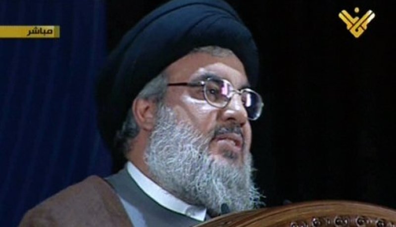 نصر الله يرحب بالإنتشار الأمني اللبناني في الجنوب وينفي تسلم الكيميائي السوري