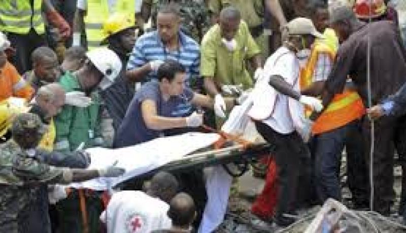 ارتفاع عدد ضحايا حادث انهيار مبنى فى تنزانيا إلى 19 قتيلا