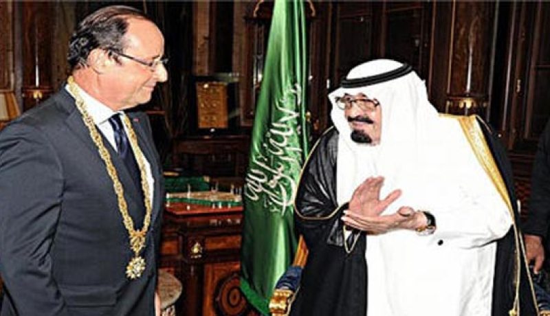 رسالة من الرئيس الفرنسى لملك السعودية لتمويل مالي