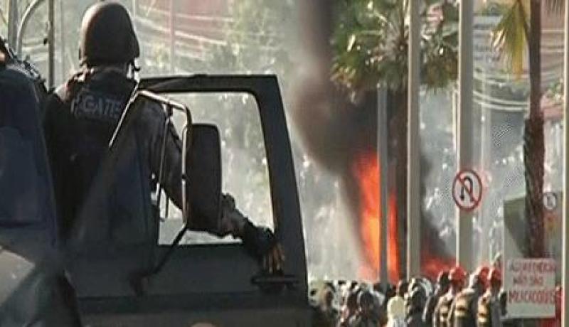 ارتفاع حصيلة مصابي الاشتباكات بين الشرطة ومتظاهرين في المكسيك إلى 51 شخصا