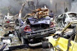 انفجار سيارة مفخخة بالقرب من مطار عسكرى غرب دمشق