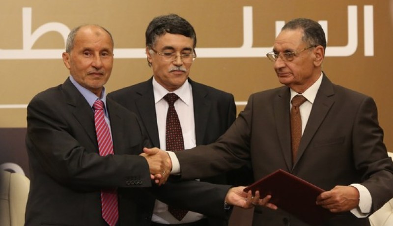العمل على وضع خارطة طريق تساهم في التعجيل في تسليم السلطة في ليبيا