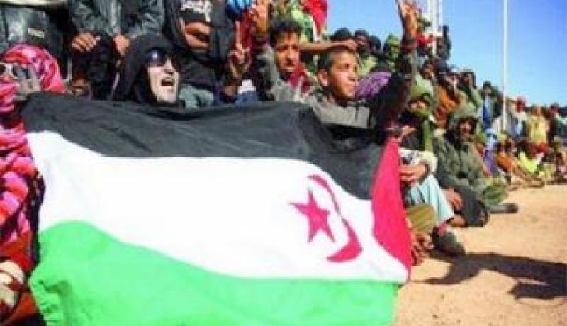 مظاهرة لحركة التلاميذ بالسمارة المحتلة تنديدا بحملة القمع المغربية في حق الشعب الصحراوي
