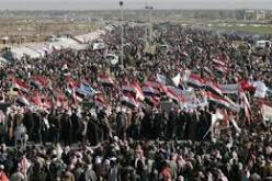 مظاهرات فى العراق للمطالبة بسرعة اقرار الموازنة للعام 2013