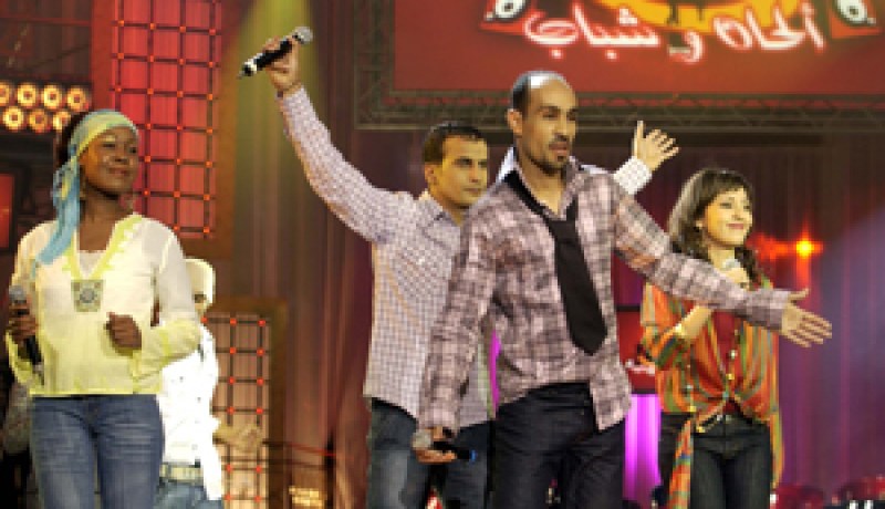 جانب من مسابقة ألحان وشباب
