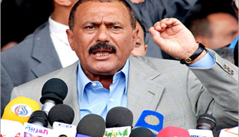 الرئيس اليمني الحشود المؤيدة للنظام تعكس رغبة الشعب في الحفاظ على الشرعية الدستورية