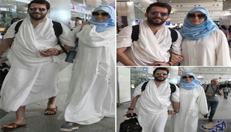 مراد يلدريم وزجته في البقاع المقدسة