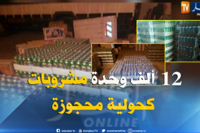 الوادي/ حجز أزيد من 12 ألف وحدة مشروبات كحولية كانت مموهة بشاحنة لنقل الآجور