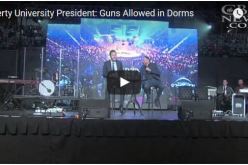 بالفيديو رئيس جامعة بأمريكا يدعو الطلاب لحمل السلاح وقتل المسلمين