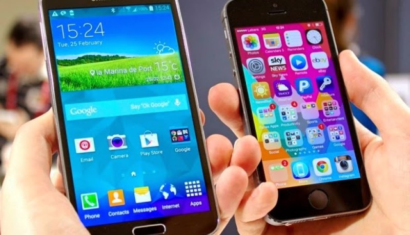 بالفيديو اختبار السرعة بين هاتفى جلاكسى s6 وآيفون 6